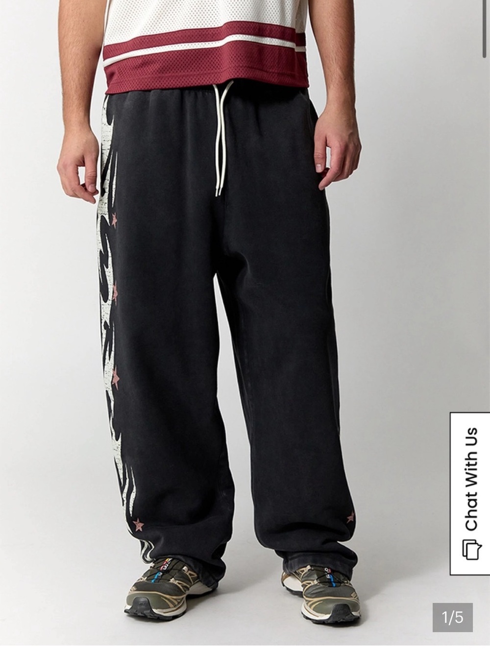 Pacsun Extreme Baggy Sweatpants with Side Graphic